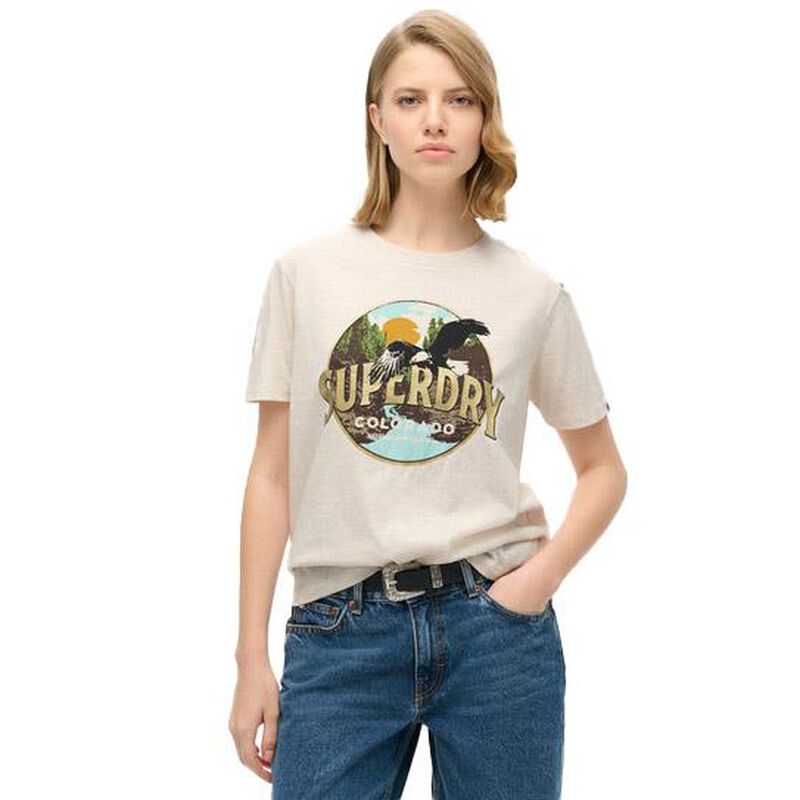 Superdry Travel Souvenir Relaxed Tee image number 0